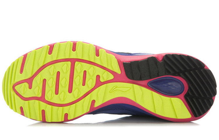 Lookbook (W) Li-Ning YUN Tweede Generatie ''Blauw Geel Roze'' ARHK072-2