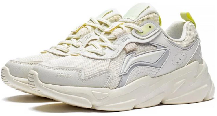 李寧雲海防滑耐磨低幫運動休閒鞋女款米白 Lookbook 李寧雲海防滑耐磨低幫運動休閒鞋女款米白