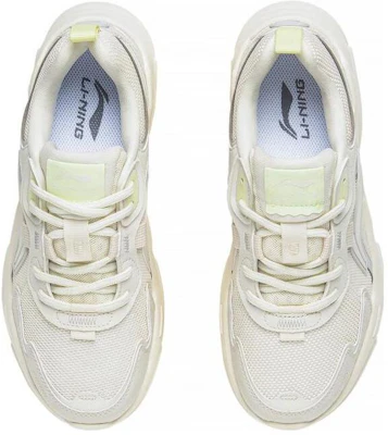 李寧雲海防滑耐磨低幫運動休閒鞋女款米白 Shop 李寧雲海防滑耐磨低幫運動休閒鞋女款米白