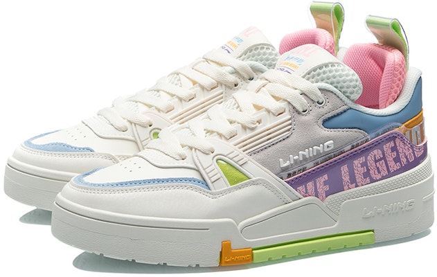 (W) Li-Ning 001 BTC 'Putih Biru Ungu' AECR002-1 Lookbook (W) Li-Ning 001 BTC 'Putih Biru Ungu' AECR002-1