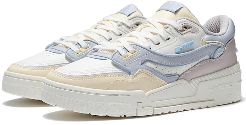 (Women) Li-Ning 001 BTC 'White Cream Purple' AGCS024-1 Lookbook (Women) Li-Ning 001 BTC 'White Cream Purple' AGCS024-1