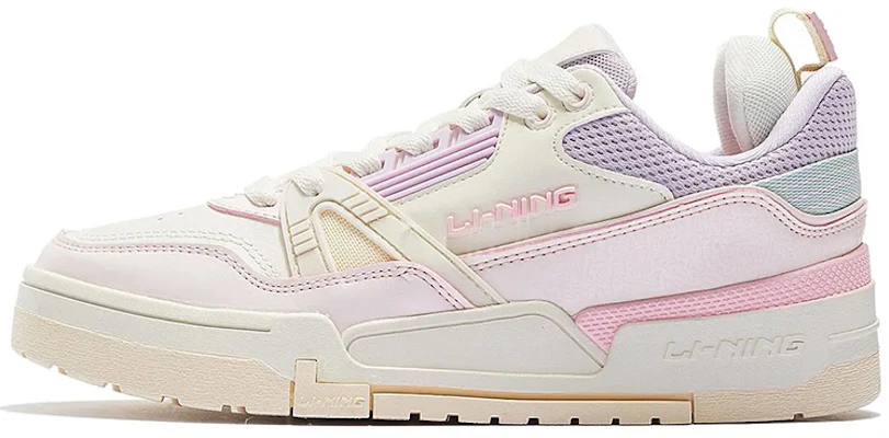 (Women) Li-Ning 001 BTC 'White Pink Purple' AGCS104-3 Buy (Women) Li-Ning 001 BTC 'White Pink Purple' AGCS104-3