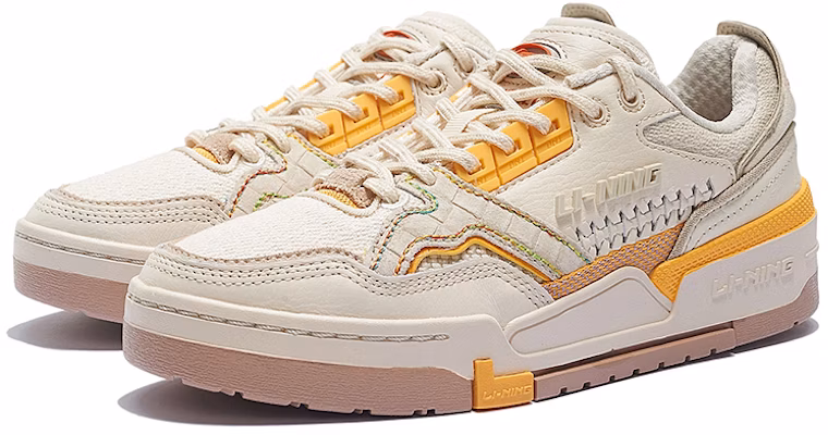 (Women) Li-Ning 001 BTC SP 'White Yellow' AZGS092-2 Lookbook (Women) Li-Ning 001 BTC SP 'White Yellow' AZGS092-2