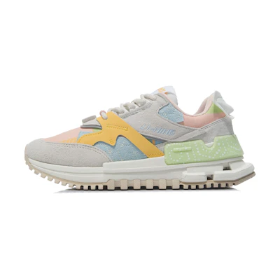 (W) Li-Ning 001 Classic 'Grey Blue Yellow'