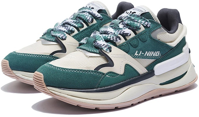 (W) Li-Ning 001 Moment 3M 'Verde Blanco Beige' AGCS110-4 Lookbook (W) Li-Ning 001 Moment 3M 'Verde Blanco Beige' AGCS110-4