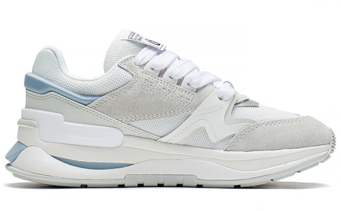 LiNing李寧 001 織物合成皮 減震防滑耐磨 低筒 運動休閒鞋 女款 白藍 Order LiNing李寧 001 織物合成皮 減震防滑耐磨 低筒 運動休閒鞋 女款 白藍