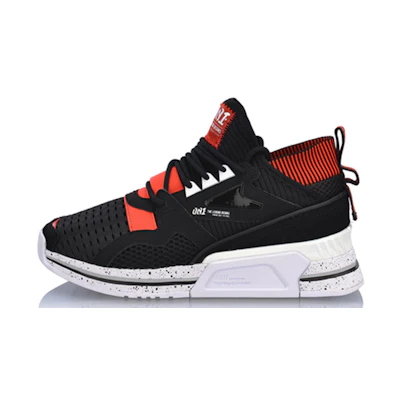 (W) Li-Ning 001 T1000 No Boundry Mid 'Black Red'