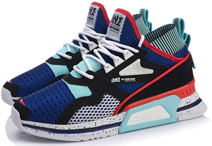 (W) 李寧 001 T1000 ノーバウンドMid 黒赤青緑 AGLP012-3 Lookbook (W) 李寧 001 T1000 ノーバウンドMid 黒赤青緑 AGLP012-3