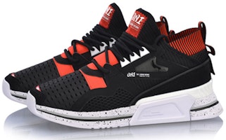 LiNing李寧 001 T1000 一體織透氣潮流休閒鞋 女款 標準黑 Lookbook LiNing李寧 001 T1000 一體織透氣潮流休閒鞋 女款 標準黑