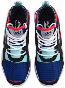 (W) 李寧 001 T1000 ノーバウンドMid 黒赤青緑 AGLP012-3 Shop (W) 李寧 001 T1000 ノーバウンドMid 黒赤青緑 AGLP012-3