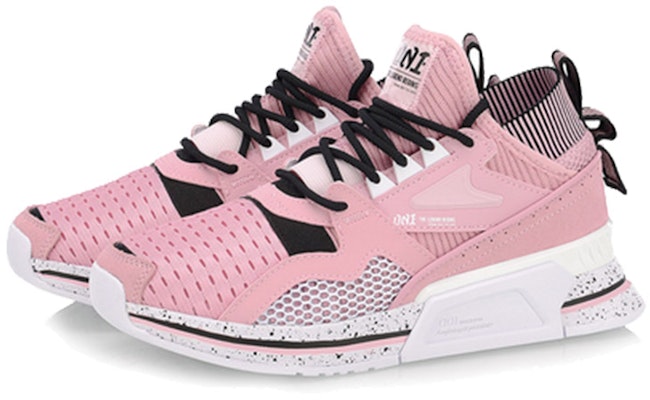 (Women) Li-Ning 001 T1000 No Boundry Mid 'Pink Black' AGLP012-2 Lookbook (Women) Li-Ning 001 T1000 No Boundry Mid 'Pink Black' AGLP012-2
