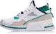 (W) Li-Ning 001 T1000 No Boundry 'Putih Hijau' Pertengahan AGLP012-4