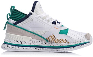 LiNing李寧 001 T1000 防滑耐磨輕便 低筒 運動休閒鞋 女款 白綠 Order LiNing李寧 001 T1000 防滑耐磨輕便 低筒 運動休閒鞋 女款 白綠