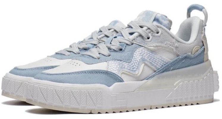 (W) Li-Ning 001 Unblock Sepatu Skate 'Biru Langit Putih' AGCT086-1 Lookbook (W) Li-Ning 001 Unblock Sepatu Skate 'Biru Langit Putih' AGCT086-1