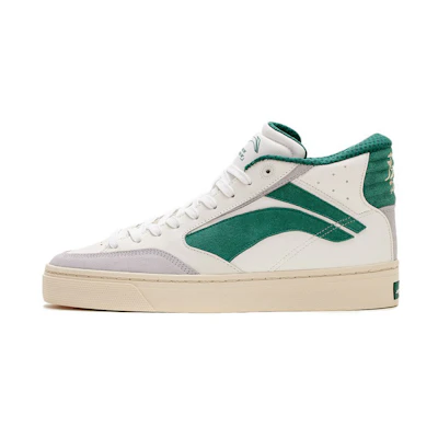 (W) Li-Ning 180 Cozy Skateboarding Shoes White Green