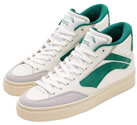 (W) Li-Ning 180 Cozy Kasut Skateboard Putih Hijau AECS004-1 Lookbook (W) Li-Ning 180 Cozy Kasut Skateboard Putih Hijau AECS004-1