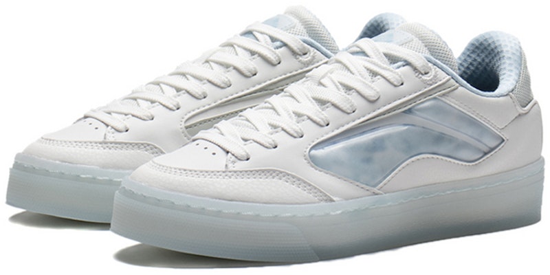 (Women) Li-Ning 180 Low Cozy Skateboarding Shoes Frost White AECS018-1 Lookbook (Women) Li-Ning 180 Low Cozy Skateboarding Shoes Frost White AECS018-1