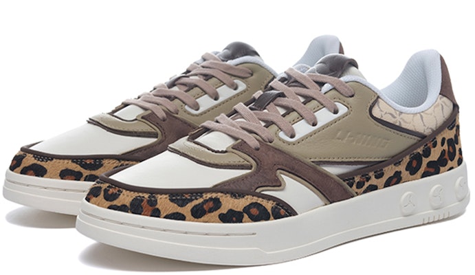 (Women) Li-Ning 1990 'White Brown' ALFR186-1 Order (Women) Li-Ning 1990 'White Brown' ALFR186-1