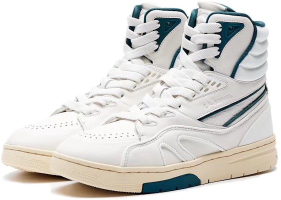 (Women) Li-Ning 1990 High 'Classic Retro Color-Block White' ALFR166-1 Lookbook (Women) Li-Ning 1990 High 'Classic Retro Color-Block White' ALFR166-1