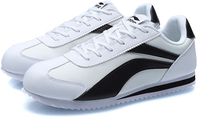 (Women) Li-Ning 3K Classic Retro 'White Black' AGCR004-2 Lookbook (Women) Li-Ning 3K Classic Retro 'White Black' AGCR004-2