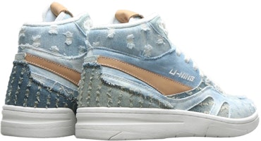 李宁937 Deluxe Hi 高帮复古籃球鞋 女款 迷霧藍 Shop 李宁937 Deluxe Hi 高帮复古籃球鞋 女款 迷霧藍