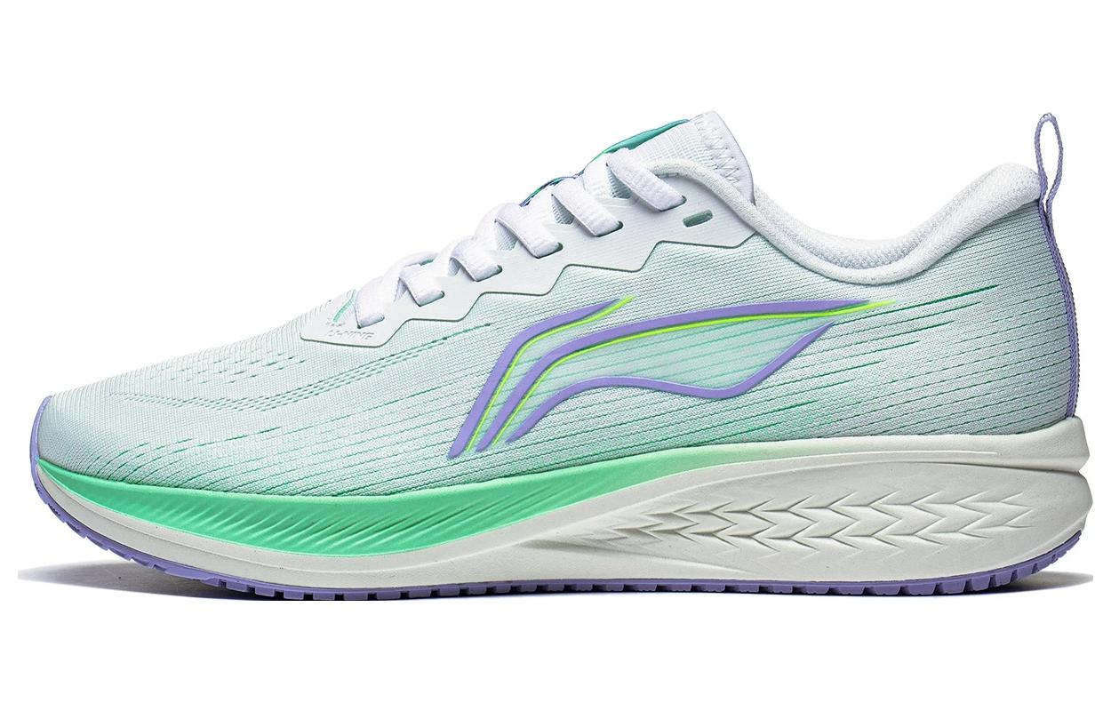 (Women) Li-Ning RED HARE VI Racing Running Shoes 'White Green' ARMT016-13