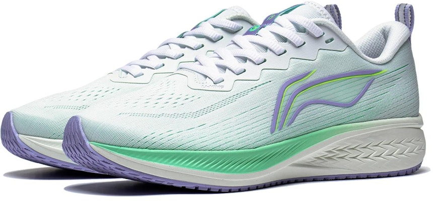 (Women) Li-Ning RED HARE VI Racing Running Shoes 'White Green' ARMT016-13 Lookbook (Women) Li-Ning RED HARE VI Racing Running Shoes 'White Green' ARMT016-13