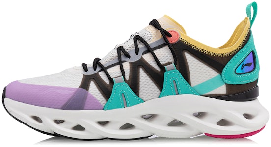 (W) 李宁弧 '白紫绿' ARHQ088-4 Buy (W) 李宁弧 '白紫绿' ARHQ088-4