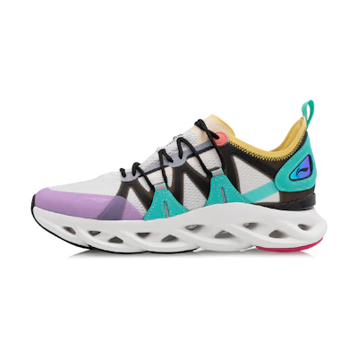 (W) Li-Ning Arc 'White Purple Green'
