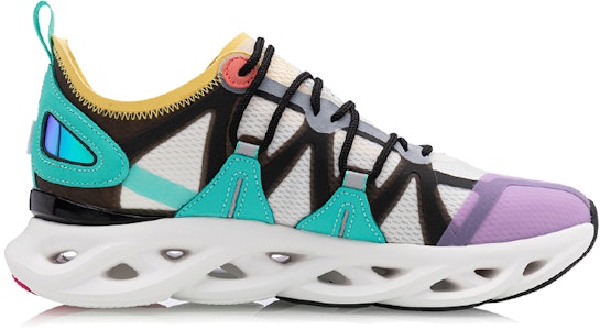 (W) 李宁弧 '白紫绿' ARHQ088-4 Order (W) 李宁弧 '白紫绿' ARHQ088-4