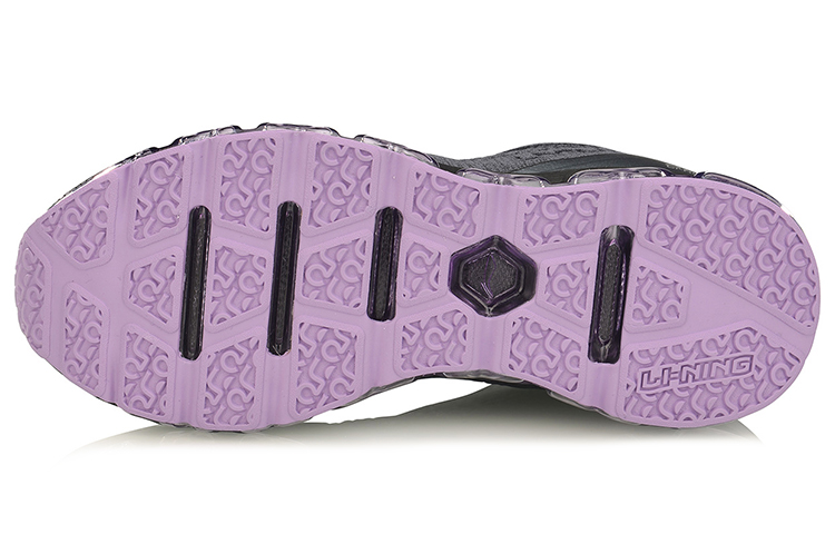 (W) Li-Ning Arc Cushion Running Shoe 'Black Purple' 圖 5