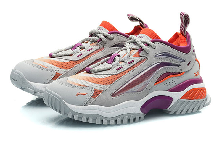 (W) Li-Ning BAD FIVE XGIRL Running Shoes Grey 圖 3