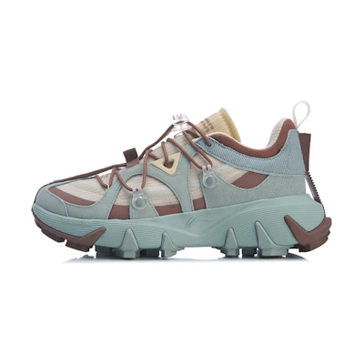 (W) Li-Ning Badfive BD5 'Apricot Green-Brown'