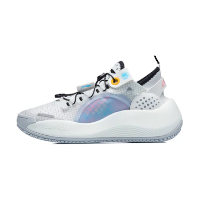 (W) Li-Ning Badfive Dazzle mid 'White Blue'