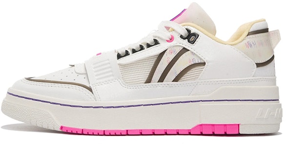 李寧 新秀Rookie 減震防滑耐磨 低幫 復古籃球鞋 女款 米白 Buy 李寧 新秀Rookie 減震防滑耐磨 低幫 復古籃球鞋 女款 米白