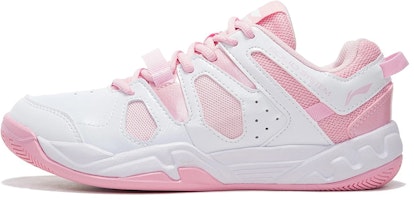 (Women) Li-Ning Badminton Shoes 'Standard White Light Pinkred' AYTN024-14 (Women) Li-Ning Badminton Shoes 'Standard White Light Pinkred' AYTN024-14