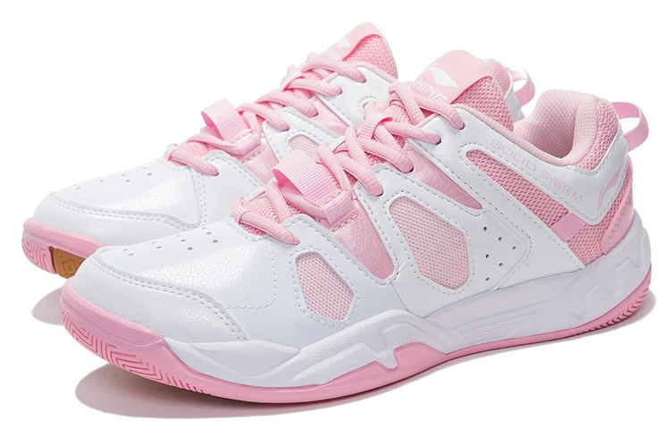 (W) Li-Ning Badminton Shoes 'Standard White Light Pinkred' 圖 3
