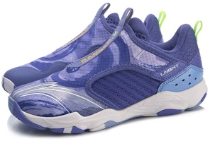 LiNing李寧 變色龍 羽毛球訓練鞋 女款 雪紫藍 Lookbook LiNing李寧 變色龍 羽毛球訓練鞋 女款 雪紫藍