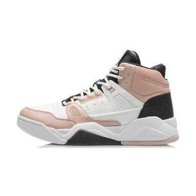 (W) Li-Ning Basketball Shoes 'White Brown Black'