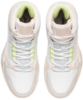 LiNing李寧 耐磨透氣 中筒 復古籃球鞋 女款 白藍 Shop LiNing李寧 耐磨透氣 中筒 復古籃球鞋 女款 白藍