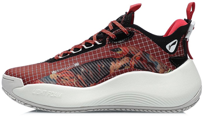(W) Li-Ning BD5 'Lukisan Cina Merah Sol Jalan' AGBR002-2 Buy (W) Li-Ning BD5 'Lukisan Cina Merah Sol Jalan' AGBR002-2