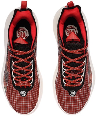 (W) Li-Ning BD5 'Lukisan Cina Merah Sol Jalan' AGBR002-2 Shop (W) Li-Ning BD5 'Lukisan Cina Merah Sol Jalan' AGBR002-2