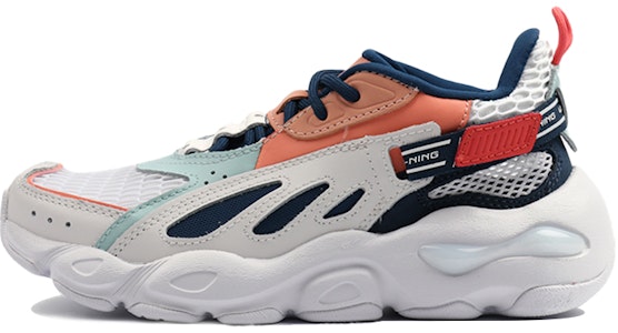 (W) Li-Ning Butterfly Lite Semana de la Moda París 'Blanco Naranja Rosa' AGLP104-1 Buy (W) Li-Ning Butterfly Lite Semana de la Moda París 'Blanco Naranja Rosa' AGLP104-1