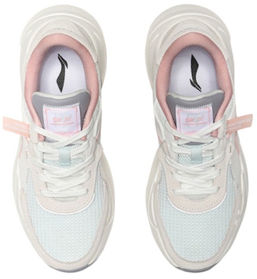 (W) Li-Ning Candle Dragon 'Putih Biru Muda Pink' Sneakers AGCQ424-3 Shop (W) Li-Ning Candle Dragon 'Putih Biru Muda Pink' Sneakers AGCQ424-3