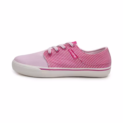 (W) Li-Ning Canvas 'Navy Stripes Pink'