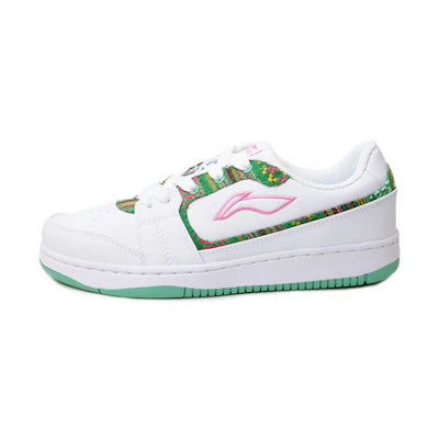 (W) Li-Ning Casual Board Sneaker 'White Green'