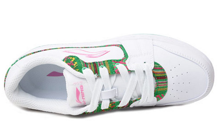(W) Li-Ning Casual Board Sneaker 'White Green' 圖 3
