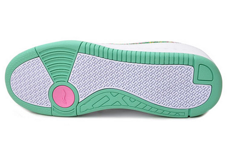 (W) Li-Ning Casual Board Sneaker 'White Green' 圖 5