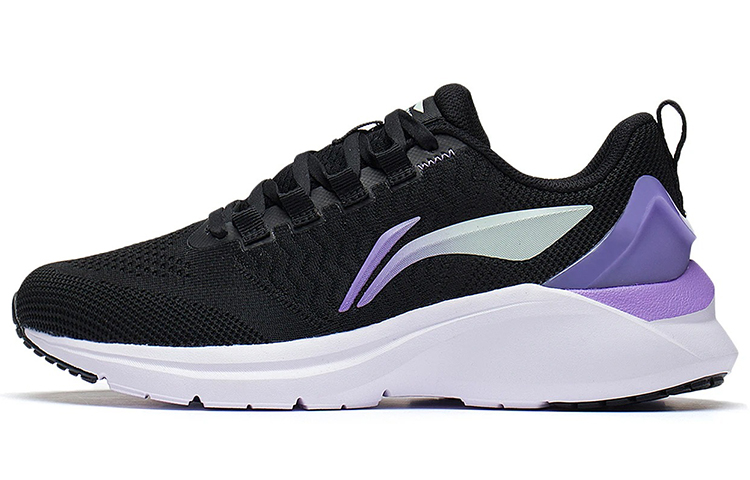 (W) Li-Ning Casual Jogger Low 'Black Purple'