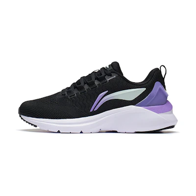 (W) Li-Ning Casual Jogger Low 'Black Purple'